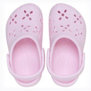 Toddler Classic Floral Cut-Out Clog